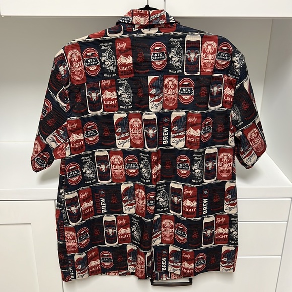 5.11 Tactical Beer theme summer snap button shirt. Like new. - Picture 3 of 5
